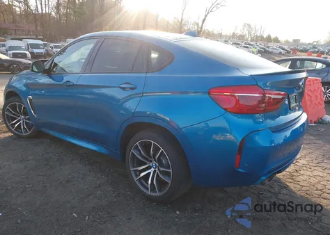 2015 BMW X6 M z USA, uszkodzony, nr VIN 5YMKW8C56F0R42762